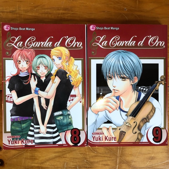 La Corda d’Oro Manga Volume 1, 2, 5, 6, 7, 8, & 9 Yuki Kure Shojo Music School - Picture 8 of 9